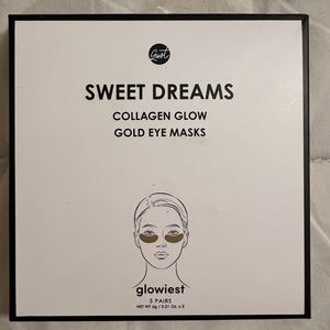 New & Ind. Sealed Sweet Dreams Collagen Glow Gold Eye Masks 5 Pairs